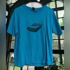 Vintage Blue Mercedes Benz Car Rental Advertisement Shirt Men's Xl Single Stitch